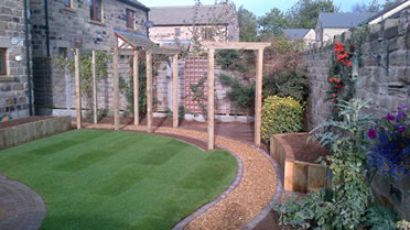 Landscaped garden we completed in Castleford