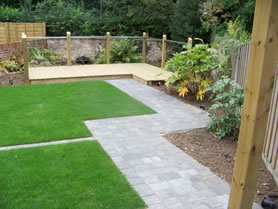 Garden landscaping we completed in Selby